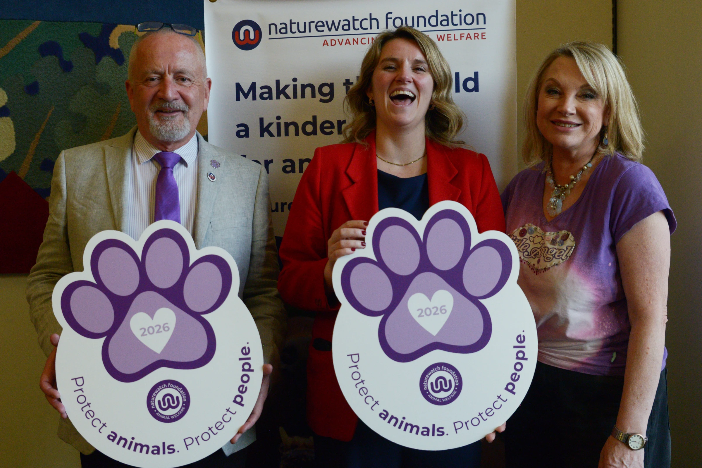 Strong Cross-Party Support for “Purple Paw” Campaign to Protect Animals and People