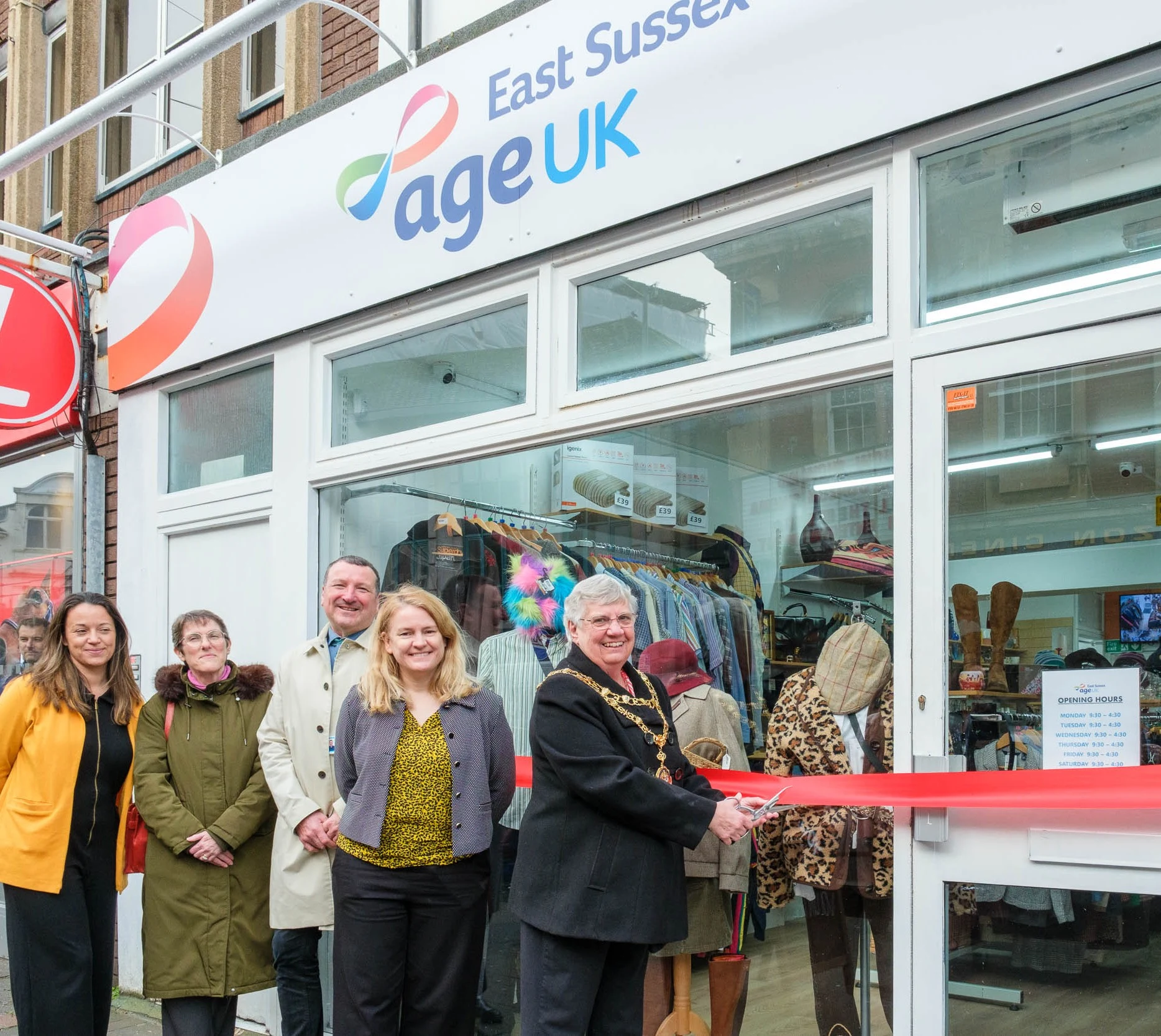 New Age UK East Sussex charity shop opens in the heart of Eastbourne