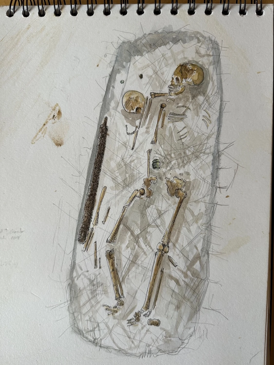 Cherington Double Grave Sketch Record (Low res)