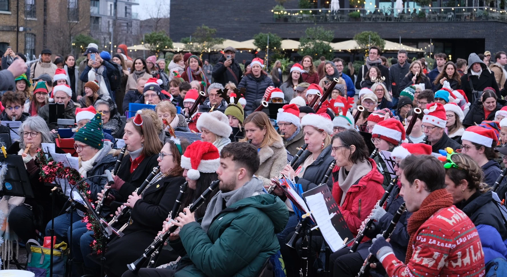 Clarinets, bassoons, recorders and more at the Big Christmas Wind Orchestra 2024