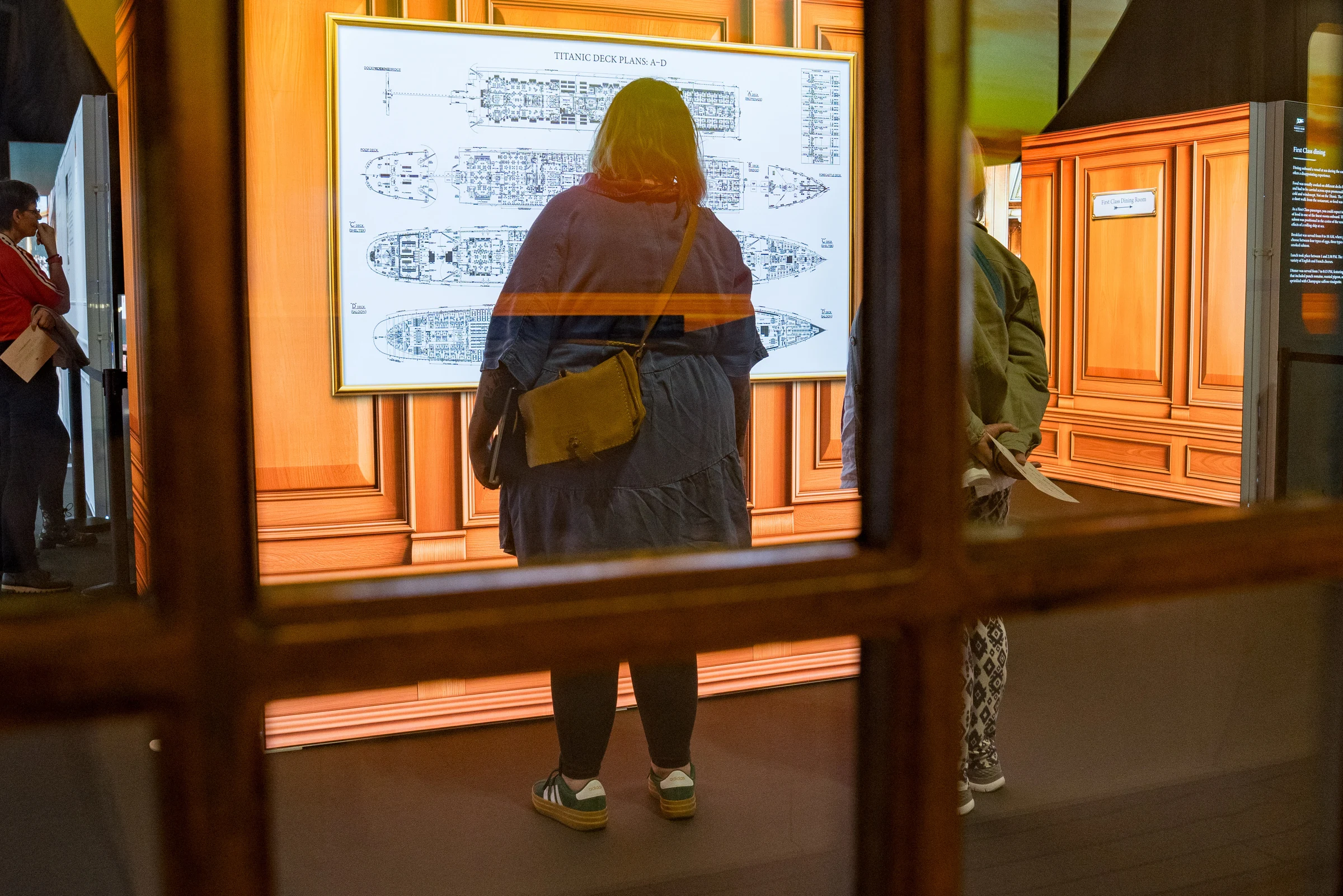 Visitors at the Titanic Exhibition