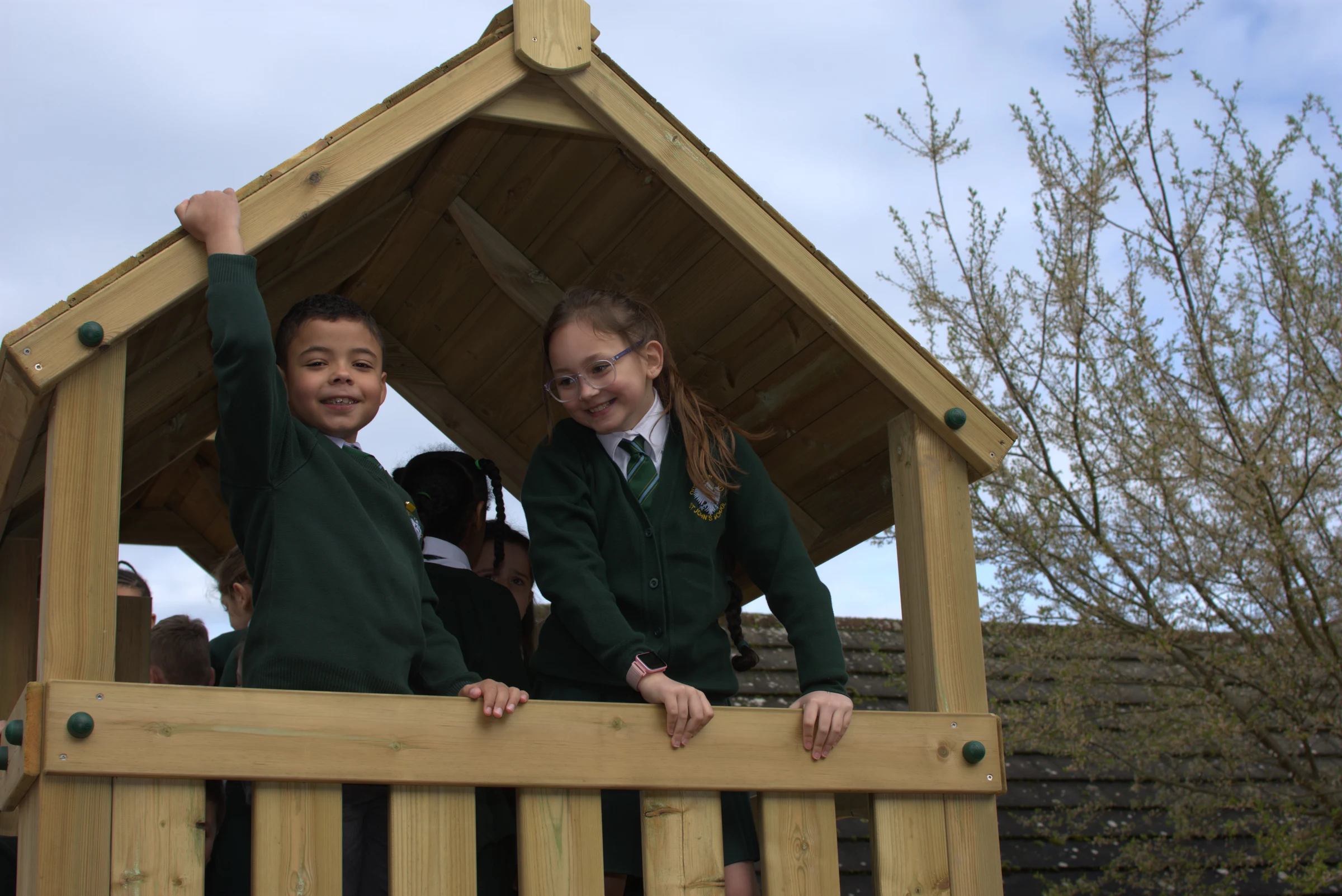 8-year-old raises £7,410 for school playground