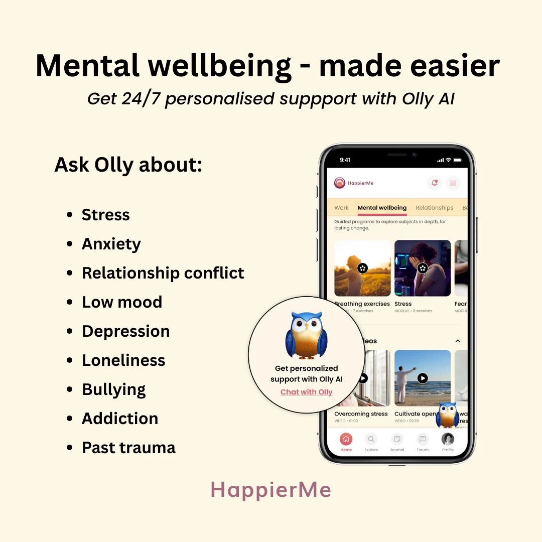 Olly AI mental wellbeing, made easier