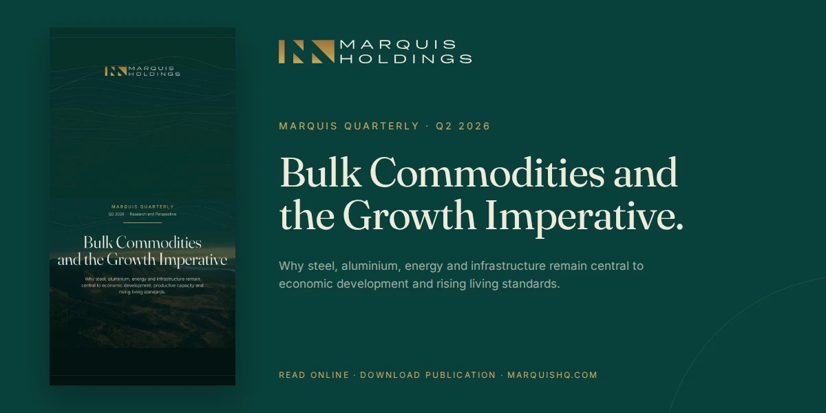 Marquis Quarterly Q2 2026: Bulk Commodities and the Growth Imperative