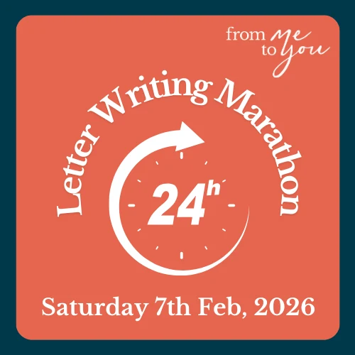 24hr letter Writing Marathon logo