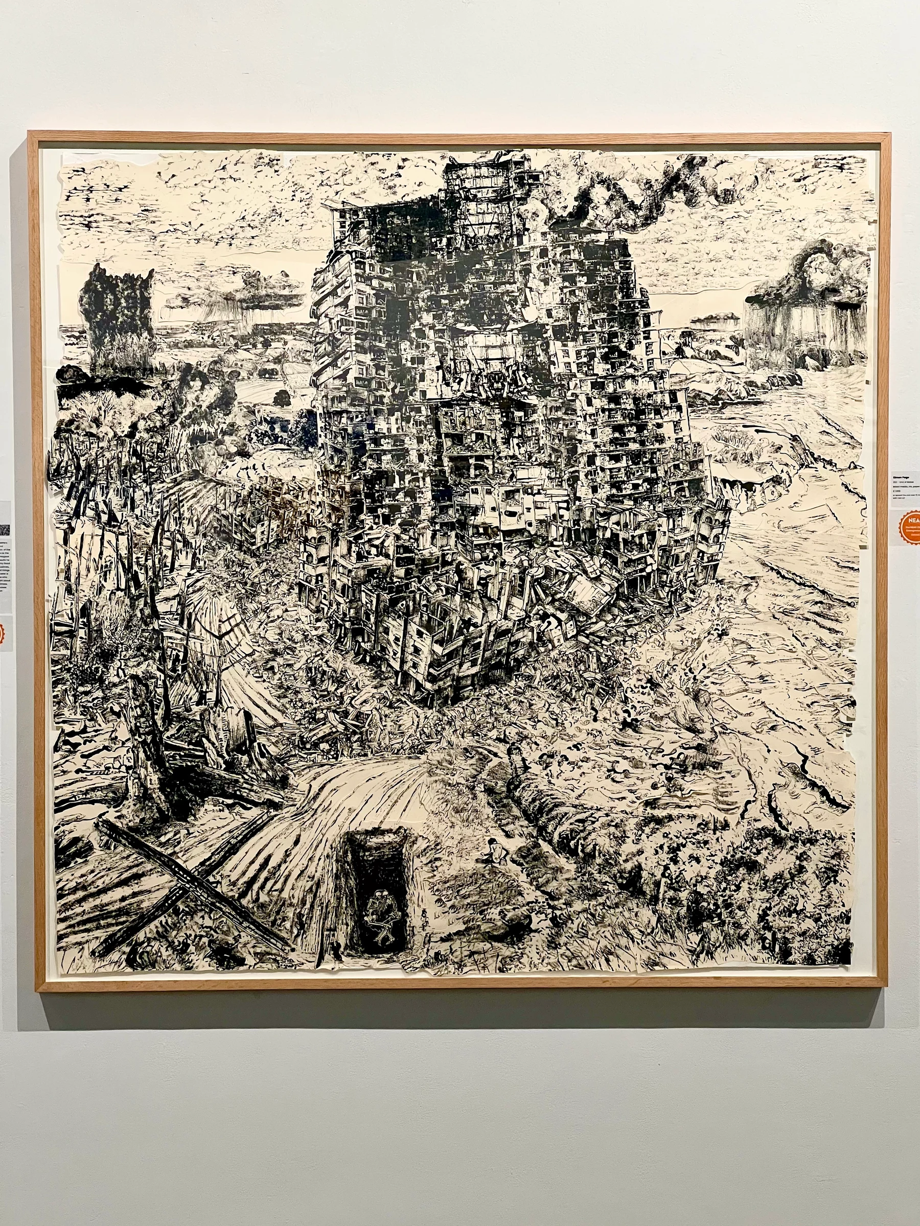 End of Babel - wall installation