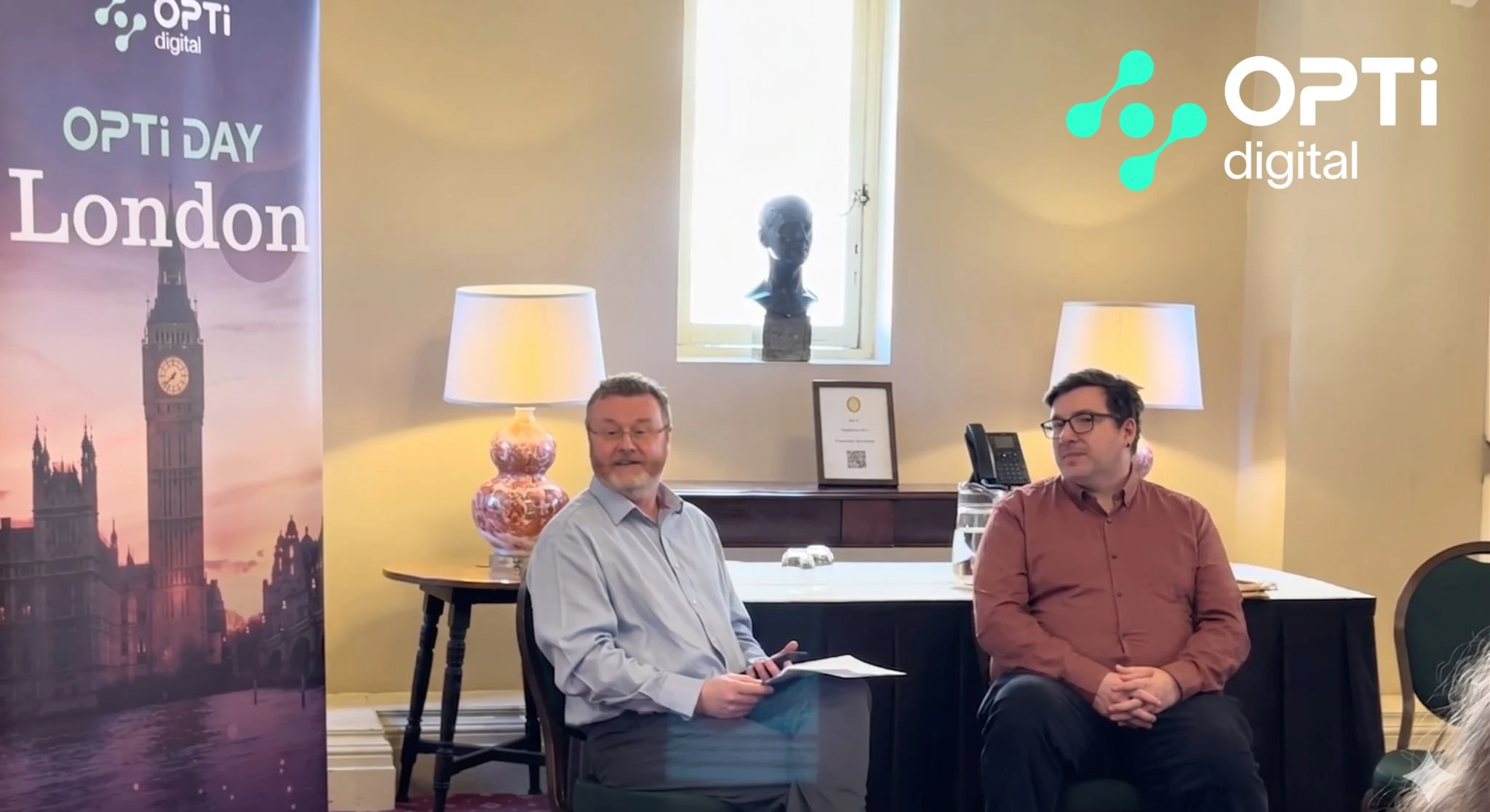 Client spotlight session with Navigate Health during Opti Day London