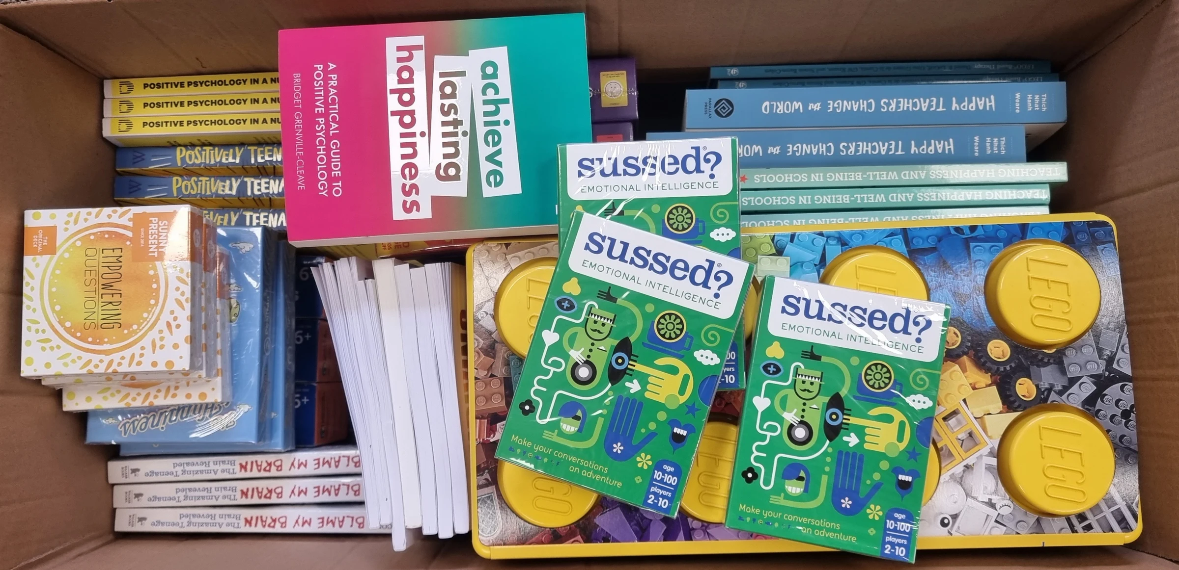 Each school receives a box of Hummingbird resources after the course