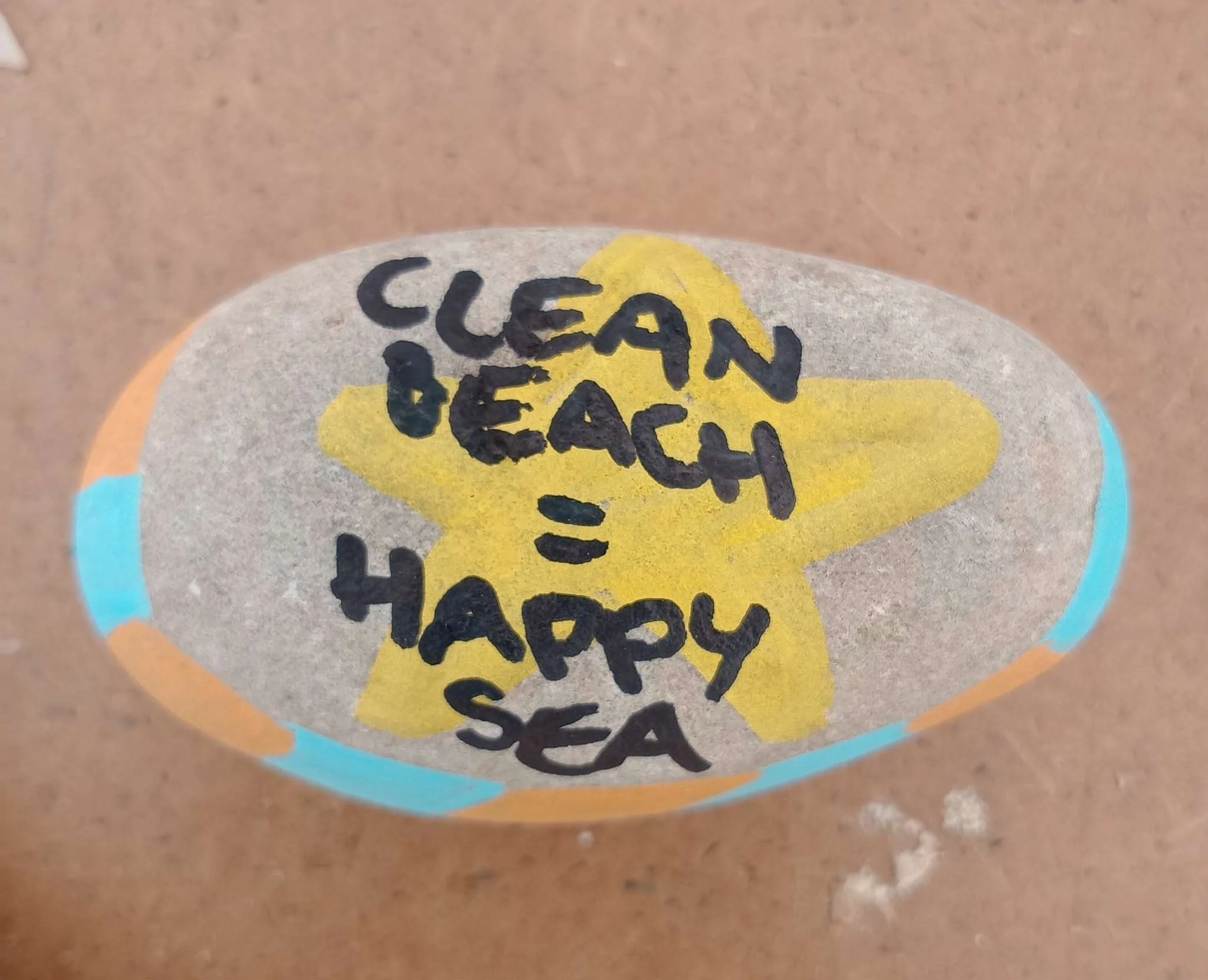 CleanupUK at Clacton Rock Event - Pebble Painting activity