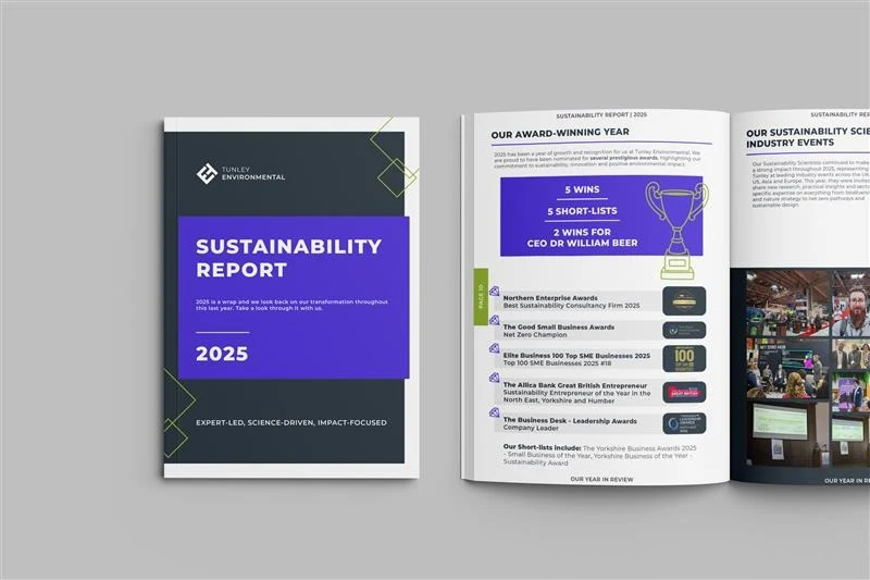 New Sustainability Report from Tunley Environmental Signals a Critical Year for Climate, Nature and Compliance