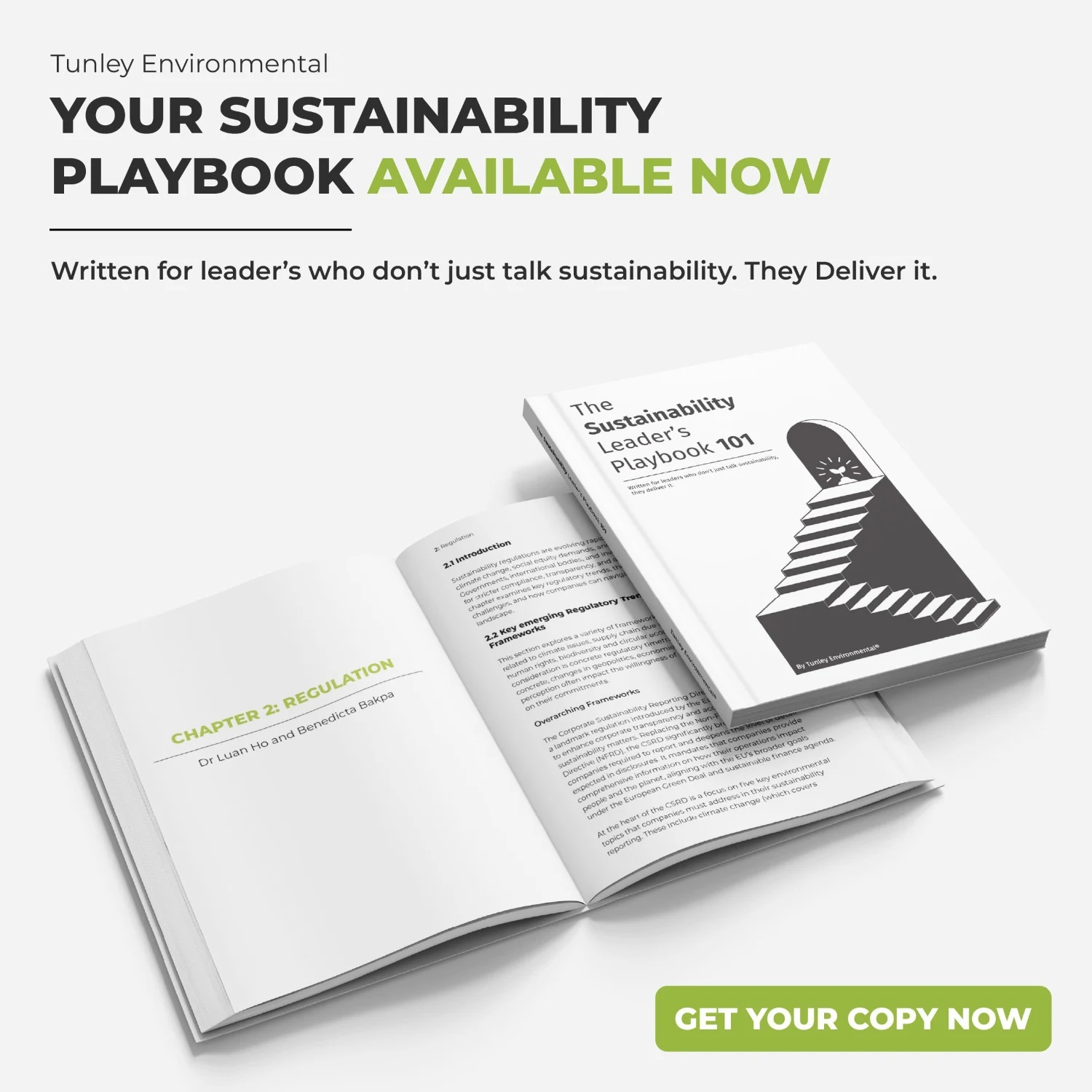 New Book from Tunley Environmental Supports Sustainability Leaders Delivering Strategy