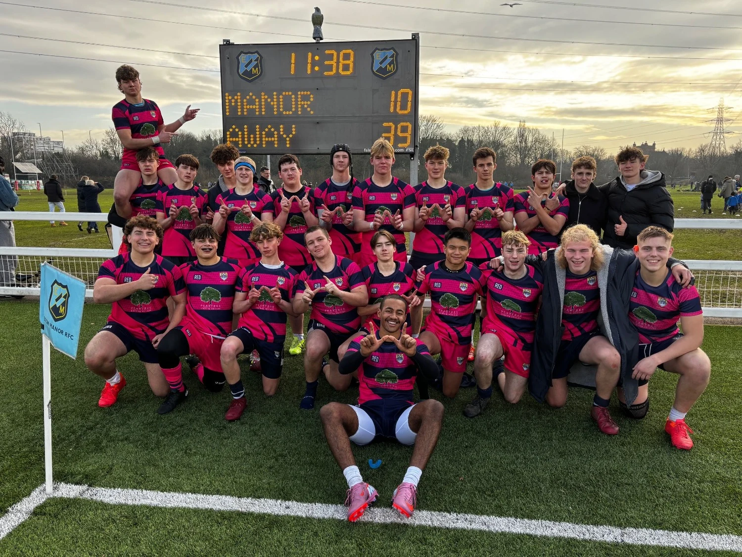 Peartree Cleaning Sponsors Chelmsford Rugby Club (U16)