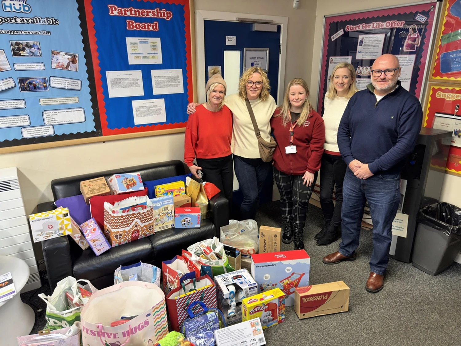 Partou team members grant Christmas wishes for Manchester children