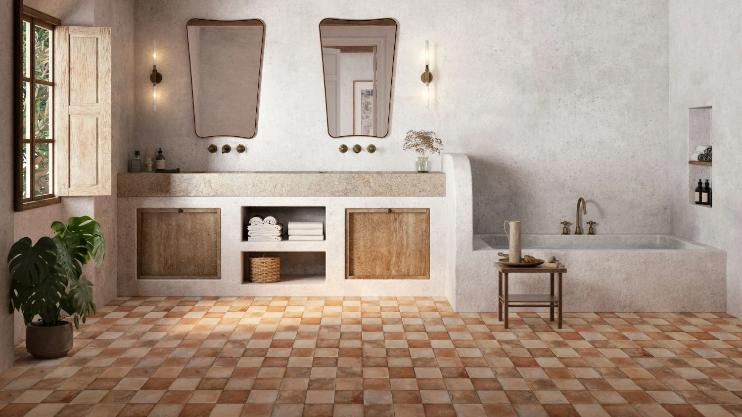 Porcelain Superstore’s Serena Tiles Blend Terracotta Warmth with Striking Geometric Style