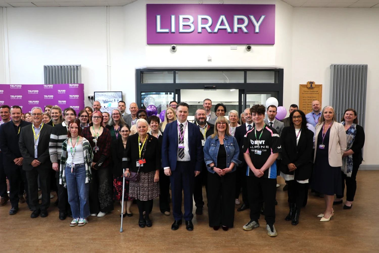 Telford College’s new £2 million library opens its doors