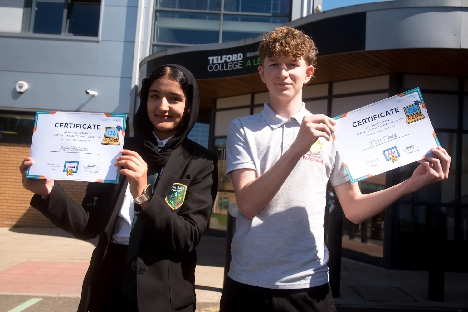 Telford pupils learn real workplace digital skills in innovative careers pilot