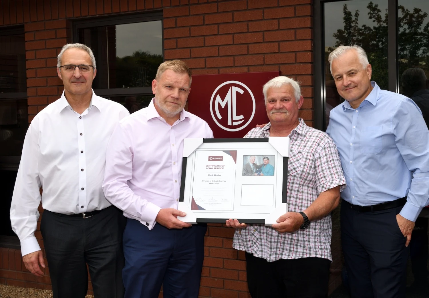 McPhillips machine driver retires after 50 years