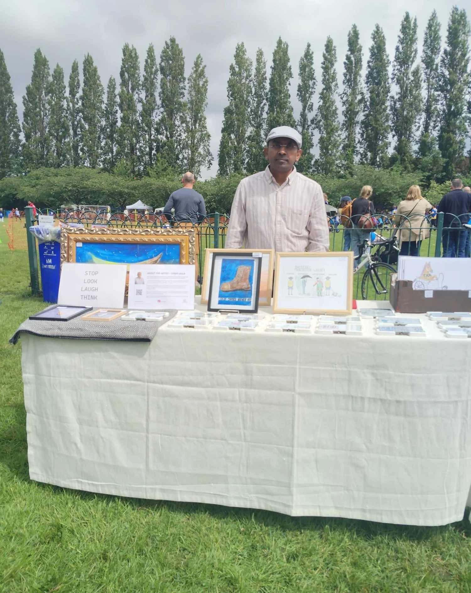 Children spent longer reading cartoons than looking at their phones at Didsbury Festival