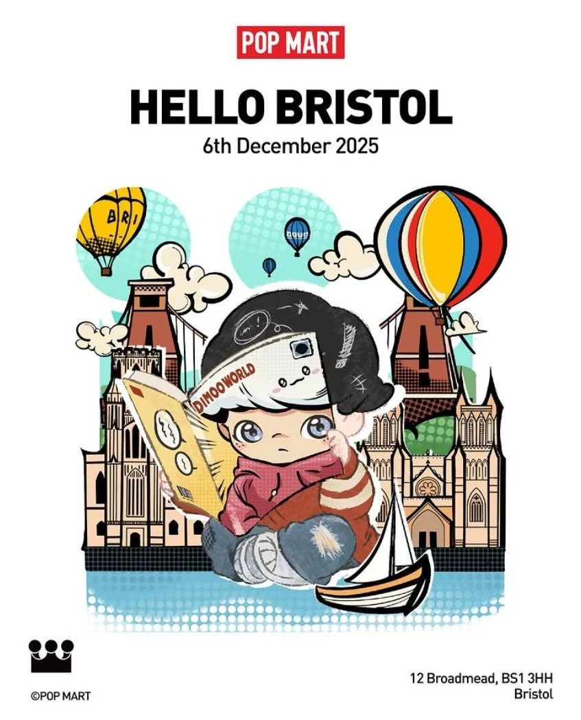 POP MART Opens in Bristol, Celebrating the City’s Creative Spirit!