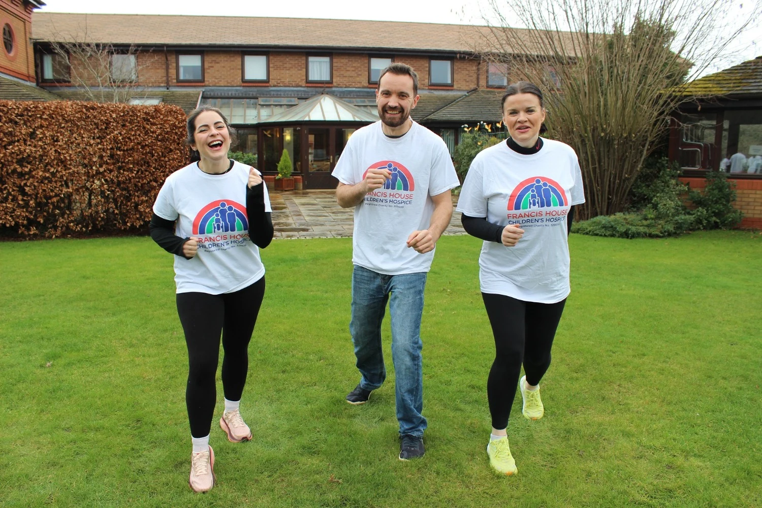 Francis House Hospice care team line up for Great Manchester Run