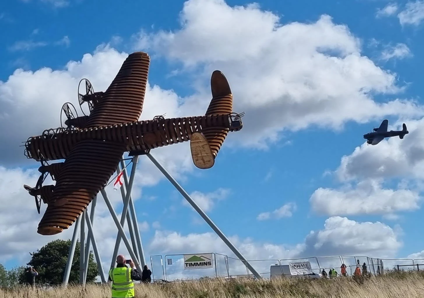 Civil Engineering Team Takes Home Tourism Project Award Win for Bomber Statue