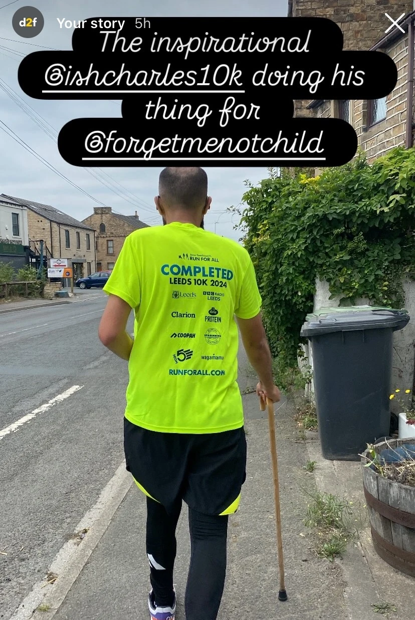 Miracle Man Ismail triumphs in Walk2Help challenge for Forget Me Not Hospice