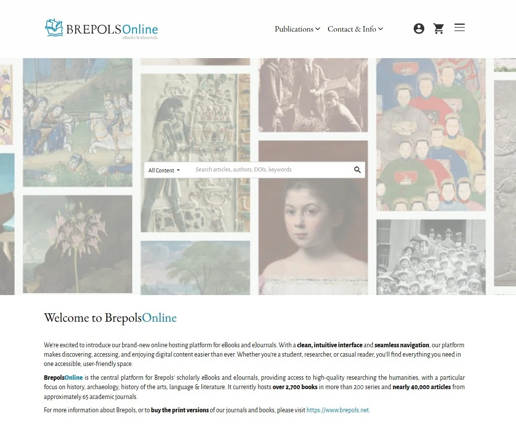 Brepols Publishers Elevate Digital Platform Through New Ingenta Partnership