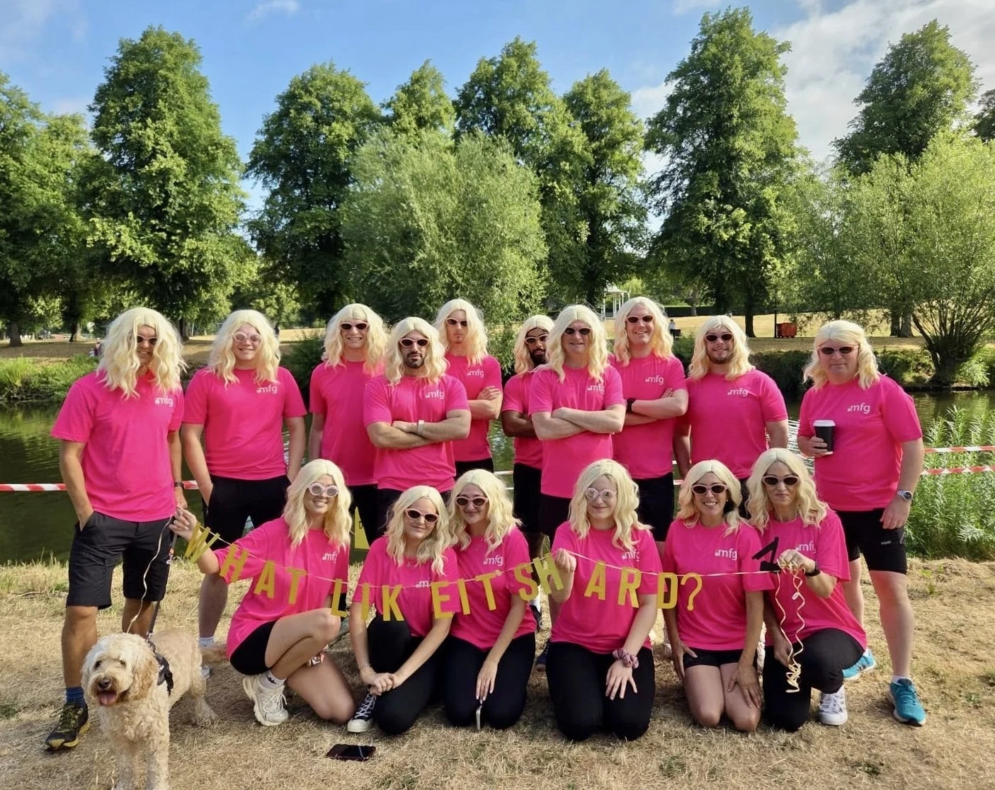 Blonde ambition helps mfg Solicitors raise £1,775 for Severn Hospice