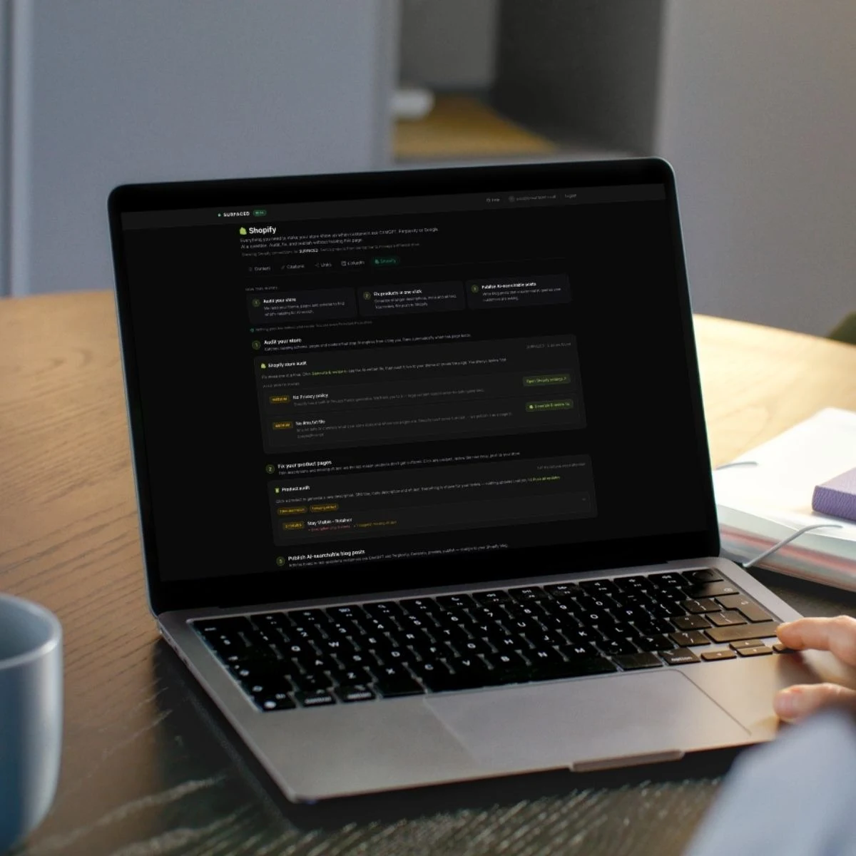 Surfaced Launches First AI Search Visibility Platform for Shopify - Audit, Fix, and Push Live Without Touching Code
