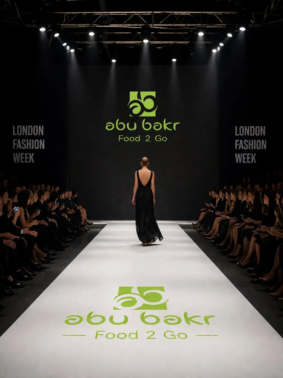 Abu Bakr Supermarket’s Food 2 Go brand steps onto global stage with London Fashion Week commission