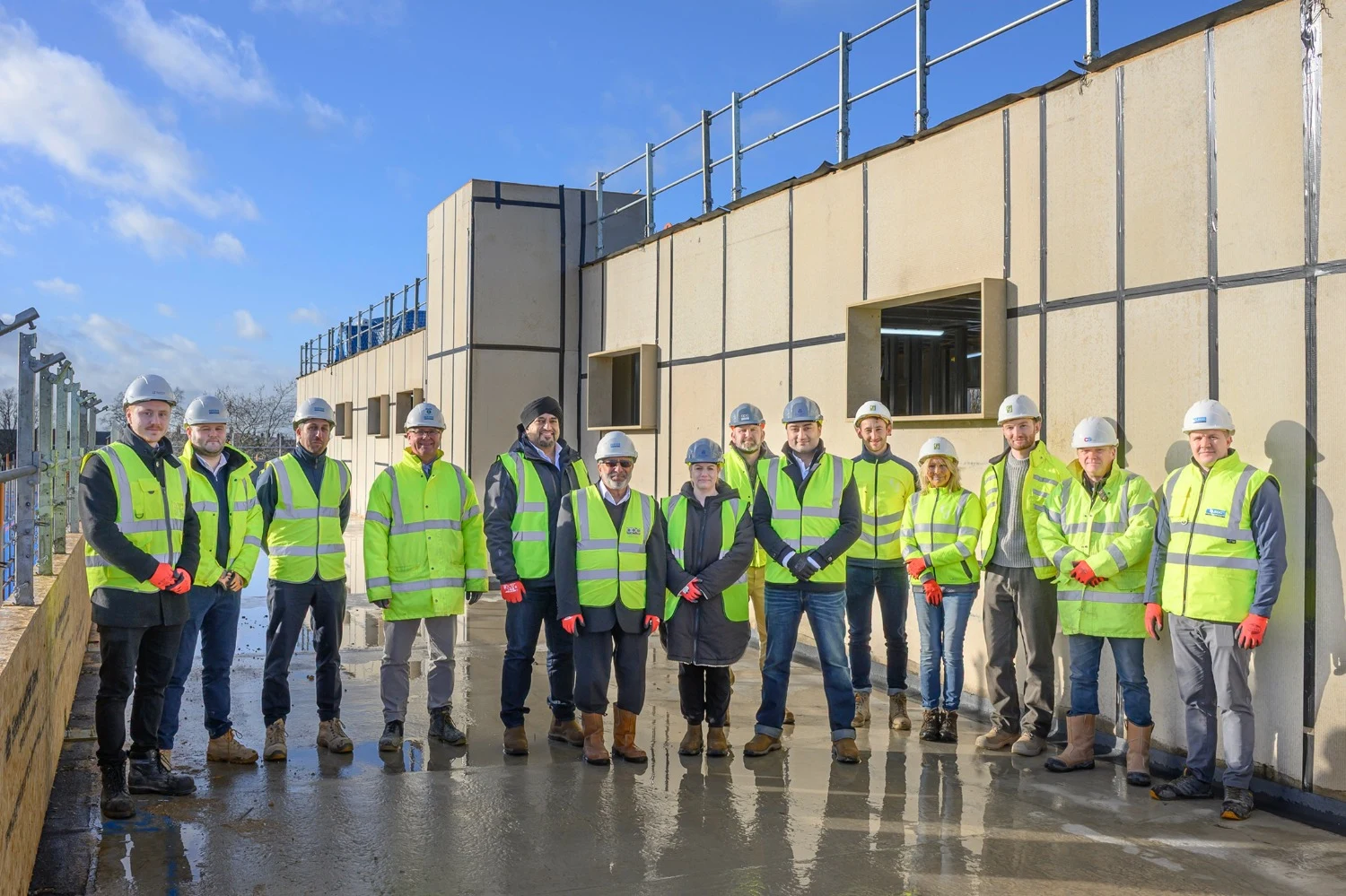 Clegg Construction stages topping out ceremony on care home scheme