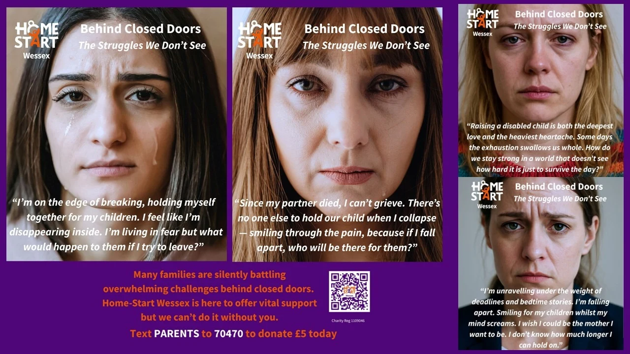 New ‘Behind Closed Doors’ Home-Start Wessex Campaign Highlights the Struggles People Don’t See