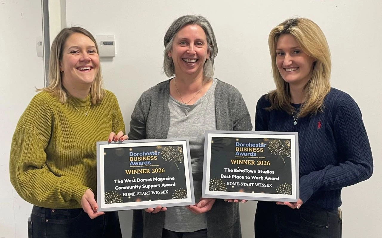 Home-Start Wessex Crowned Double Winners at the Dorchester Business Awards