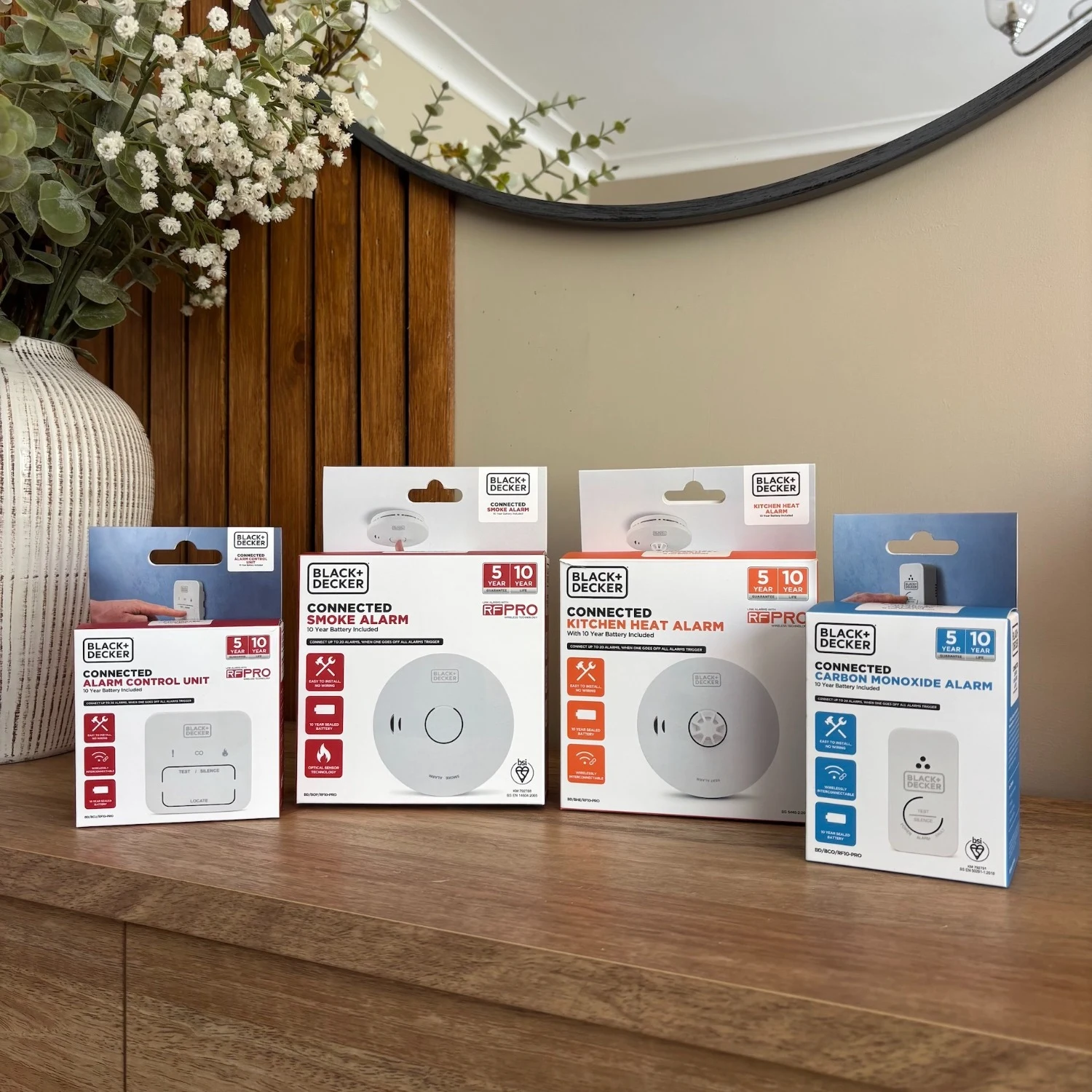 New BLACK+DECKER® Fire and Carbon Monoxide Detection range offers advanced, affordable home safety protection