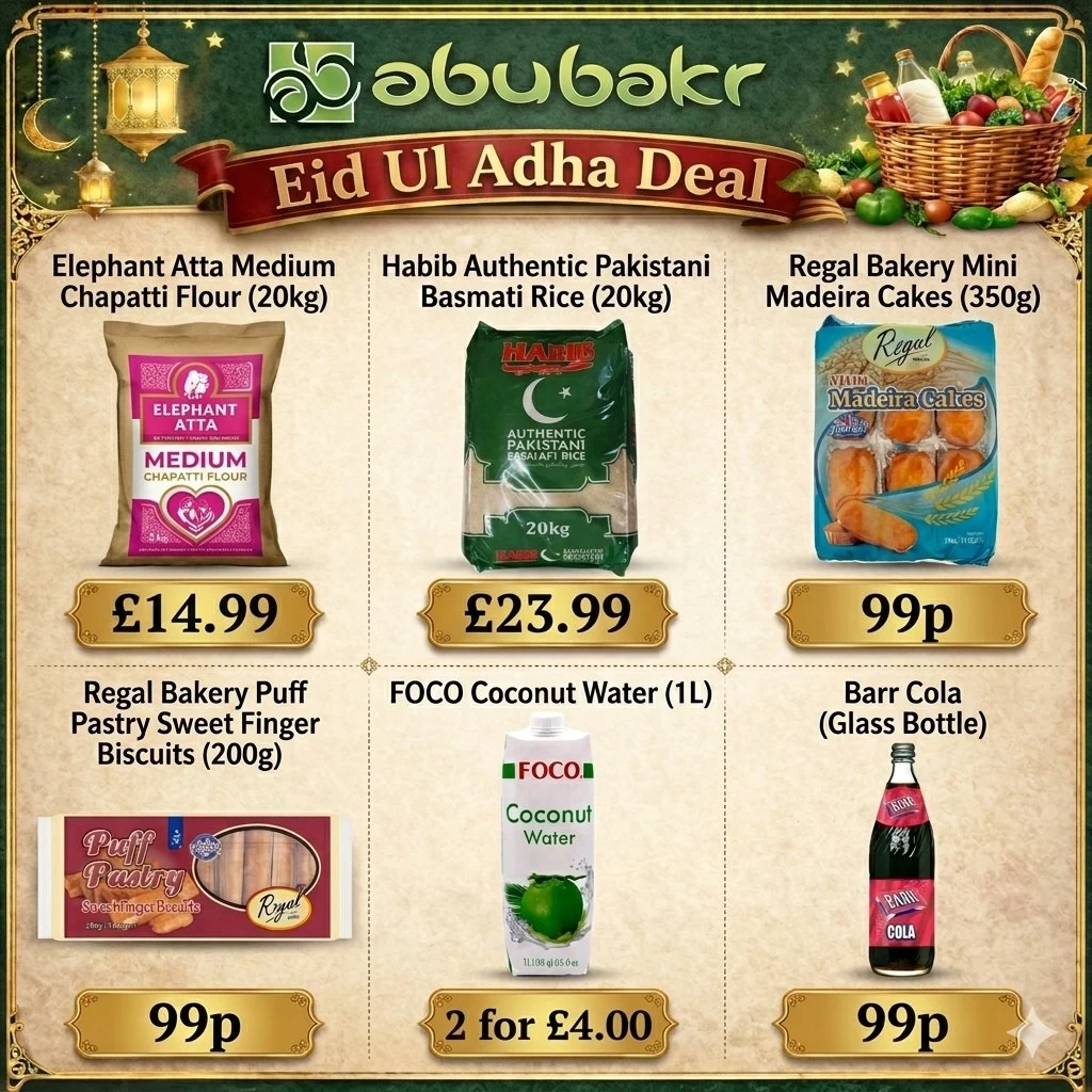 Abu Bakr Supermarket Eid ul Adha Sale to help drive over £140 million into Yorkshire economy