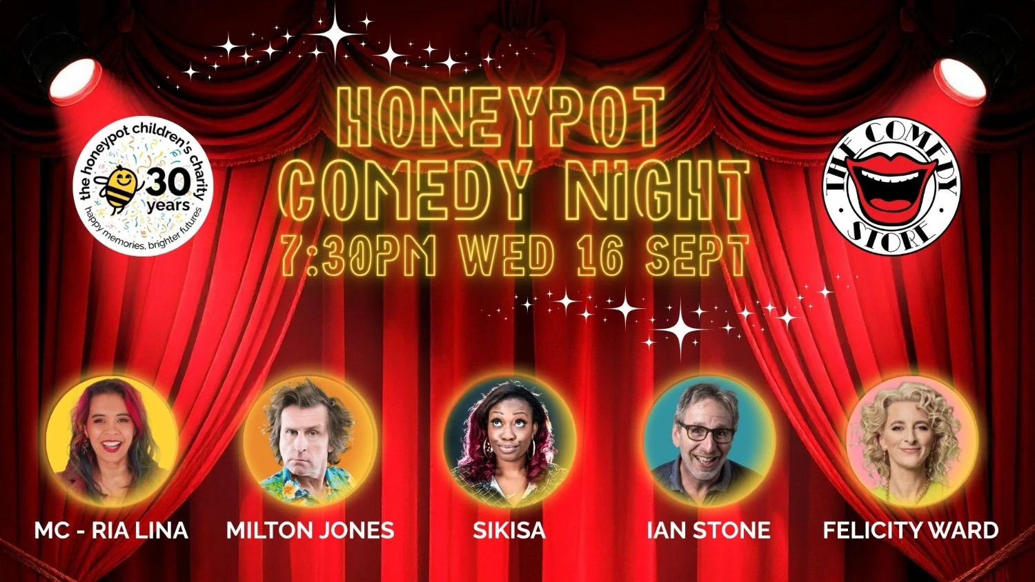 Comedy Stars Unite for Fifth Annual Honeypot Comedy Night at The Comedy Store