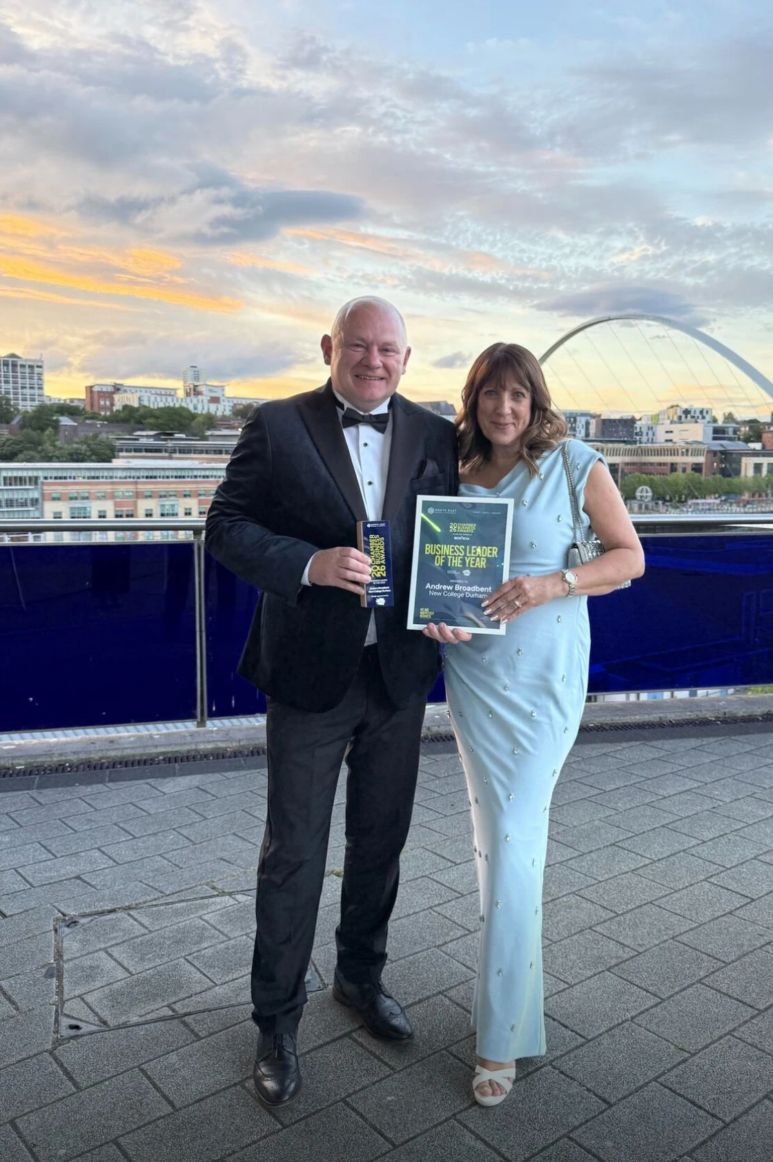 New College Durham Principal Celebrated at Prestigious North East Chamber Business Awards