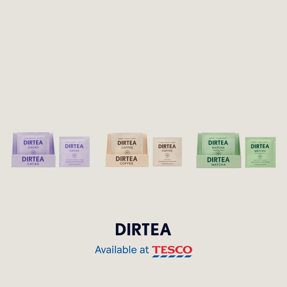 Dirtea Breaks into Grocery: Major Rollout of Best Selling Dirtea Super Blends in Selected Tesco Stores