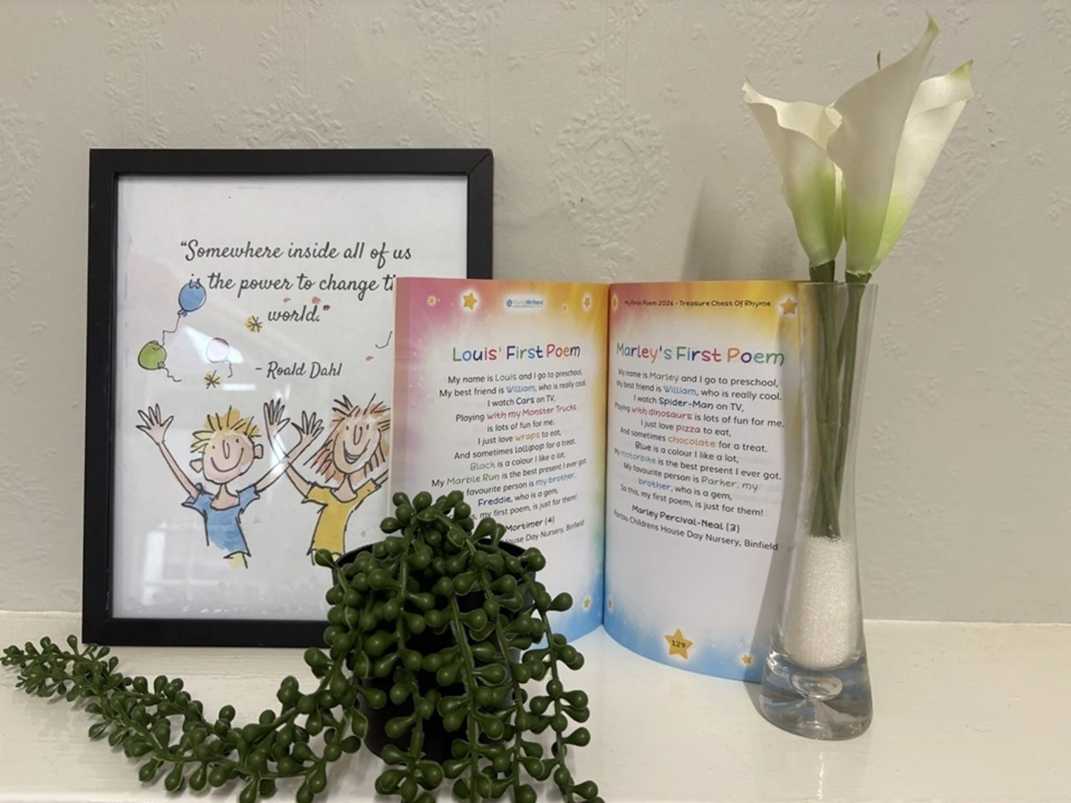 Bracknell nursery children become published poets