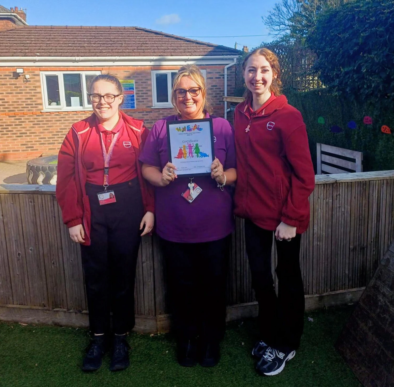 Widnes nursery awarded Halton Healthy Early Years Status
