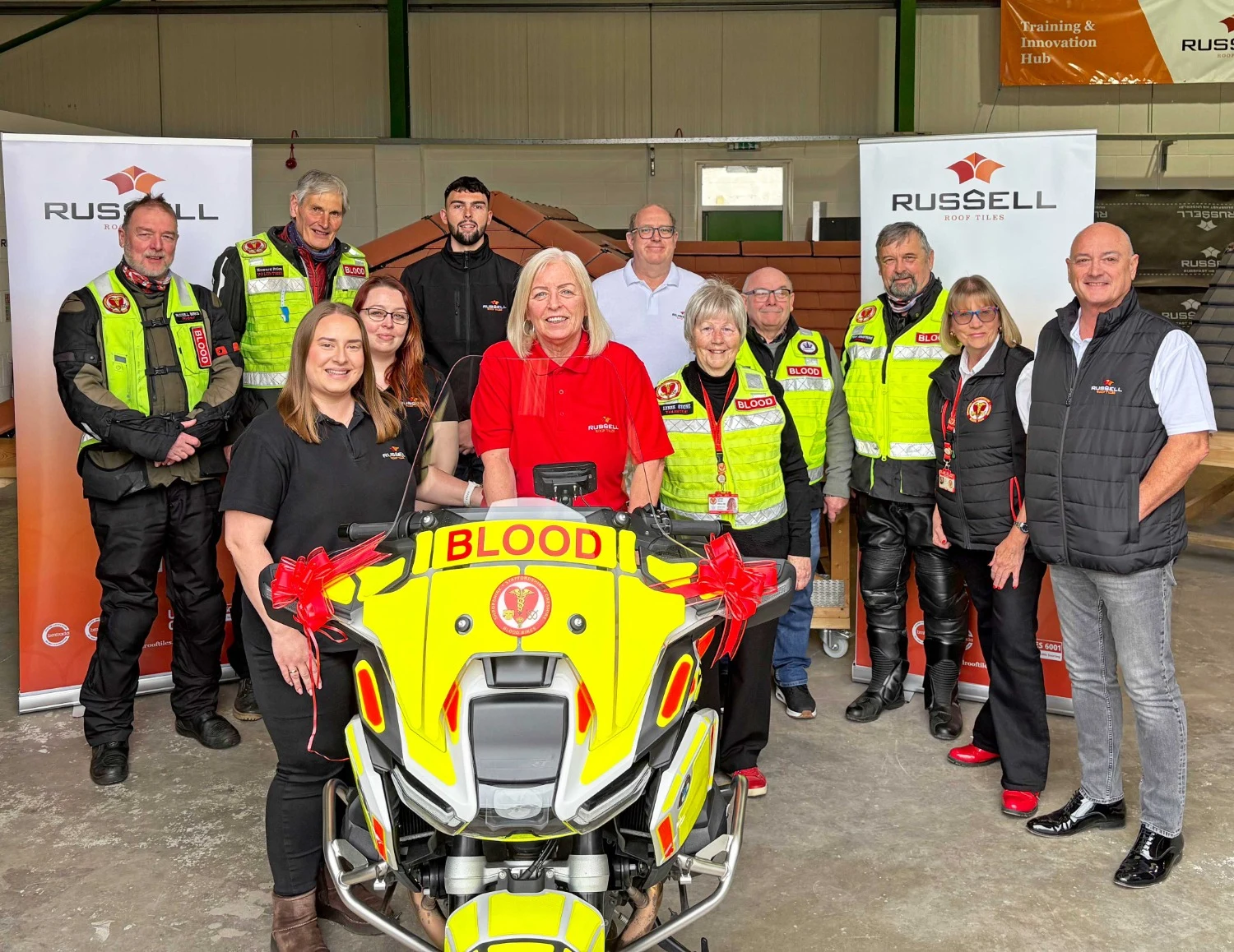 Life Saving Blood Bike ‘Russell RT’ Born from Fundraising Efforts