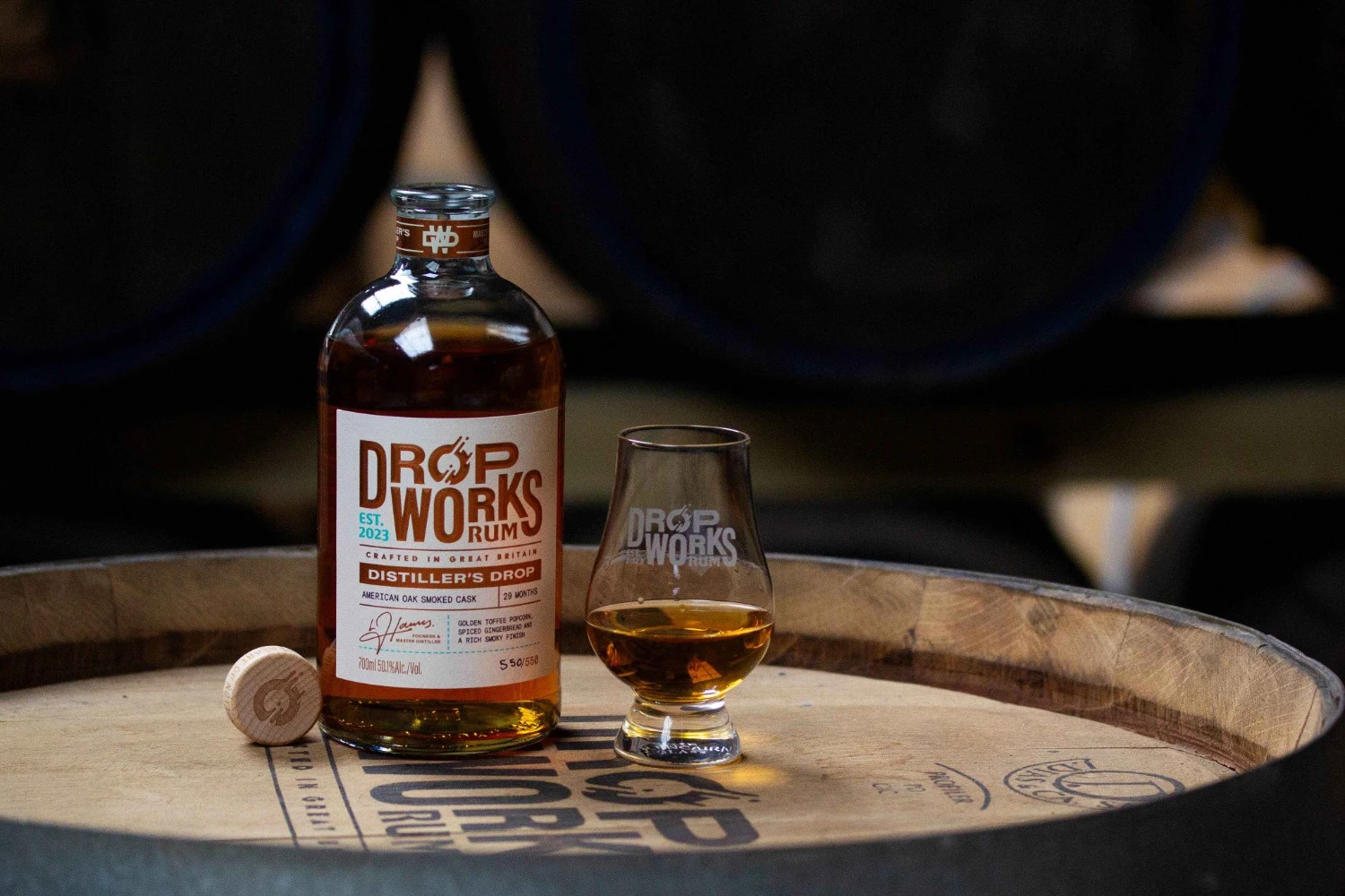 DropWorks Launches New Limited Edition Whisky Cask-Finished Rum for Sipping and Mixing