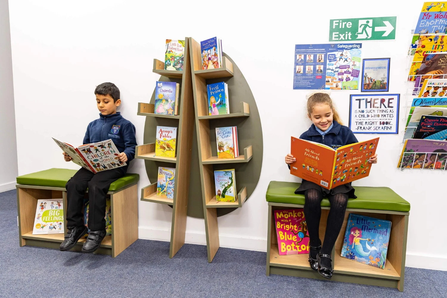 Nottingham Primary School with a Library Around Every Corner